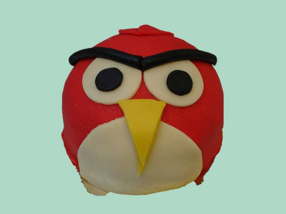 angry birds taart
